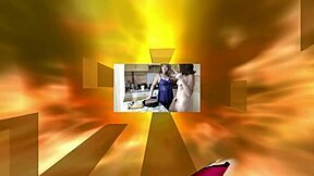 old and young 18+ brunette girl with beautiful ass and blonde milf frina in kitchen making dessert in stockings for bisexual fun