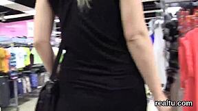 Hey, this glamorous Czech kitten gets tempted in the mall and then drilled hard in POV 😏🔥