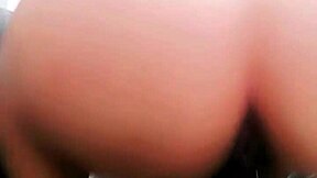 Petite Teen Rides Huge Dildo After Watching Adult Film