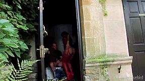 Oh shoot, I-I got Eva Angelina and Claudia Adams handling double penetration with blowjobs atm... they swallow cumshots from those cocks after outdoor handjob action.