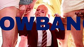 Curvy British redhead teen strips lingerie for wild dildo orgasm in steamy bath!