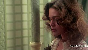 Corinne Clery and Jehanne Blaise share sensual blowjob moments in 1975 retro film