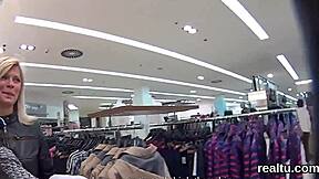 Wow, check out this striking Czech teen 18+ getting seduced right in the mall and then fucked hard in POV action