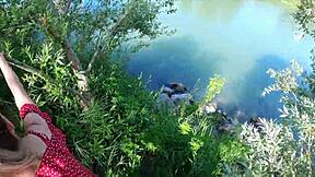 I Feel So Lost in the Forest but This Petite Girl Screams and Sucks My Big Cock Deep