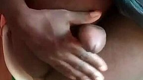 wow this local kenyan shemale with a huge cock just cums so hard in homemade solo
