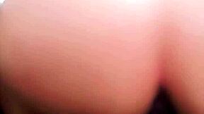 Petite Teen Rides Huge Dildo After Watching Adult Film