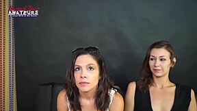 Horny Petite 18+ Coeds Jamie Litton and Meredith Dive into Wet Pussy Licking Session