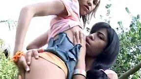 so this cute teen 18+ lez licks out amateur pussy like selina 18 with fingering and striptease