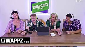 Step Moms And Step Sons Dive Into Taboo Group Fucking And Blowjobs On Swappz Podcast
