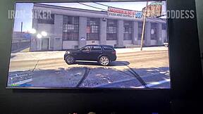 hey steobro, wanna bet on this video game? she asks before riding and rimjob in taboo fetish