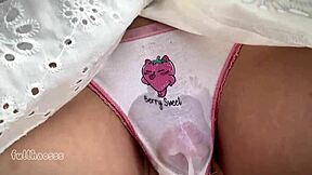 big dick leads to public cumshot right in my wet panties on the bus