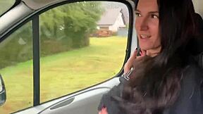 Bus Driver Delivers Unexpected Outdoor Sex In Woods