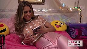 I can't get enough of petite whore Paige Owens squirting during rough deepthroat and footjob sex