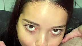 Deepthroat blowjob and reverse cowgirl ride from cute debora prado