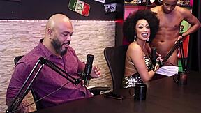 Lady Snow and Lord Kenobi dominate in sensual cast part 2 on sheer red