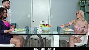 i love freeusing my stepmom nina dolci and stepsister jazmin luv in hardcore blowjob threesome