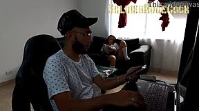 stepdaughter melany lopez acts like a total slut seducing me for huge cock in tight pussy