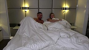 Wow, our pillow fight in the bedroom turned into wild bareback sex without a condom, so intense! 😈💥