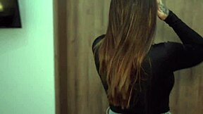 In this homemade video, Sara Blonde gets roughly fucked missionary style by her boyfriend's stepbrother Danner Mendez while alone, making her super happy.