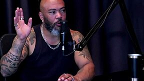 Intense dp action with brazilian blonde in sheer red