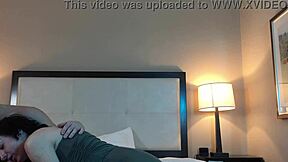 Hey, check this petite woman sucking that big cock deepthroat style