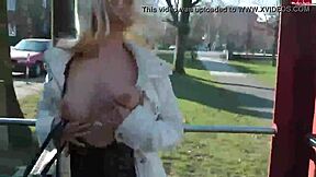 german blonde teen 18+slut naked in public 😏