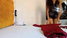 so i recorded my stepdad watching me try on clothes and ended up with his cock deep in my wet pussy