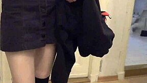 Imagine a tall skinny French girl Delfine Dahlia getting picked up for a rough casting fuck outdoors