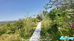 Sex creampie with a village beauty, her long hair flowing.