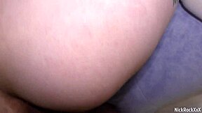 Mistress with hairy pussy deepthroats and fucks delivery man for creampie