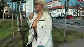 german blonde teen 18+slut naked in public 😏