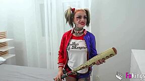 i'm lady medusa, that nasty harley quinn chick, and i'm searchin' for a big cock to satisfy me... oops, yeah
