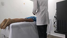 i felt so shocked when the doctor planned a massage but i turned into a total whore seducing him fast