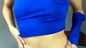 can this petite teen prostitute handle a dripping wet dildo in her tight pussy?