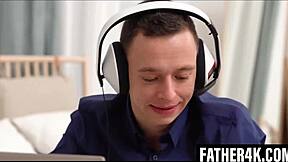 Czech redhead teen rides Hungarian friend's big cock doggystyle for cash in bold European fetish scene