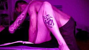 I can't get enough of this lovely evening fuck with pussy licking and rough missionary on my tattooed small tits body