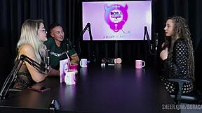 Compilados Da Jujube Delícia No Bora Cast Com Bruna Carlos - Parte 1 Feels So Romantic And Sexy On Sheer Red