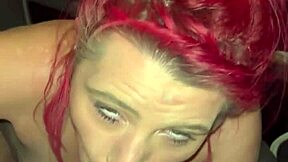 I picked up this real redhead hooker and fucked her bareback in the car until I came inside her pussy.