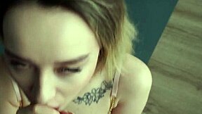 i felt so guilty recording my beautiful blonde self cheating on my boyfriend with passionate doggystyle