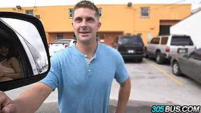 you're getting this juicy latina ass fucked hard on the public 305bus for cash