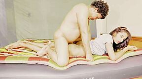 i love getting fucked by easter bunny stepuncle in cute teen ffm with squirting and deepthroat