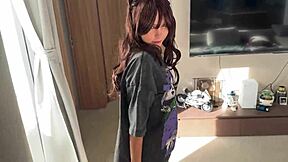 i love how asian princess jumps on my cock with fingering and squirting in pov