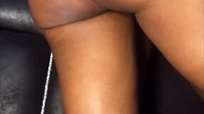 thigh fuck with handjob and fingering her laps in bedroom close up homemade video