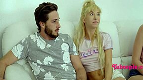 Bored step sisters make me cum