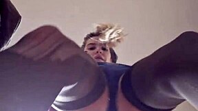 Hot Teen Elza Kom Hints At Curvy Blonde Domination With Deepthroat And Tight Pussy Play