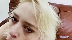 Blonde Coed Annie Archer Masturbates And Gets Her Mouth And Pussy Fucked