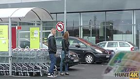 The hunt4k video showed how I BOUGHT a young pussy during shopping on hidden cam.