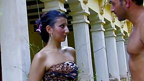 so sandra romain, this teen slut, takes on big cock for deepthroat and double penetration outdoors. she loves ass to mouth and facial cumshots like a pro.