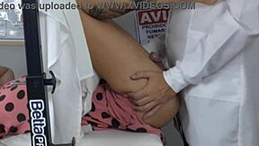 i took my stepdaughter to that shady gynecologist for her first time and he ripped her clothes for taboo handjob