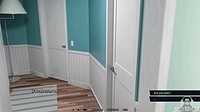 summer heat builds with big ass brunette milf showing off her shaved pussy in close up horny poses